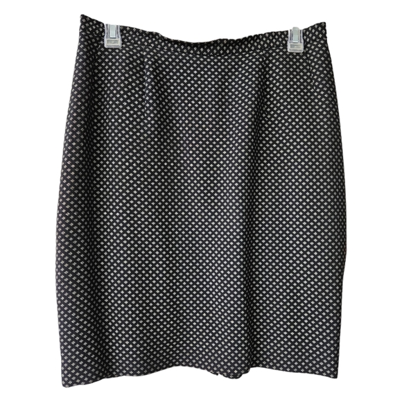 Joseph Janard vintage wool blend skirt suit navy-black silver long jacket sz. 10 - Picture 10 of 16